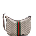 Gucci Ophidia Half Moon Hobo GG Coated Canvas Large