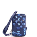 Phone Pouch Limited Edition Monogram Ink Watercolor Leather