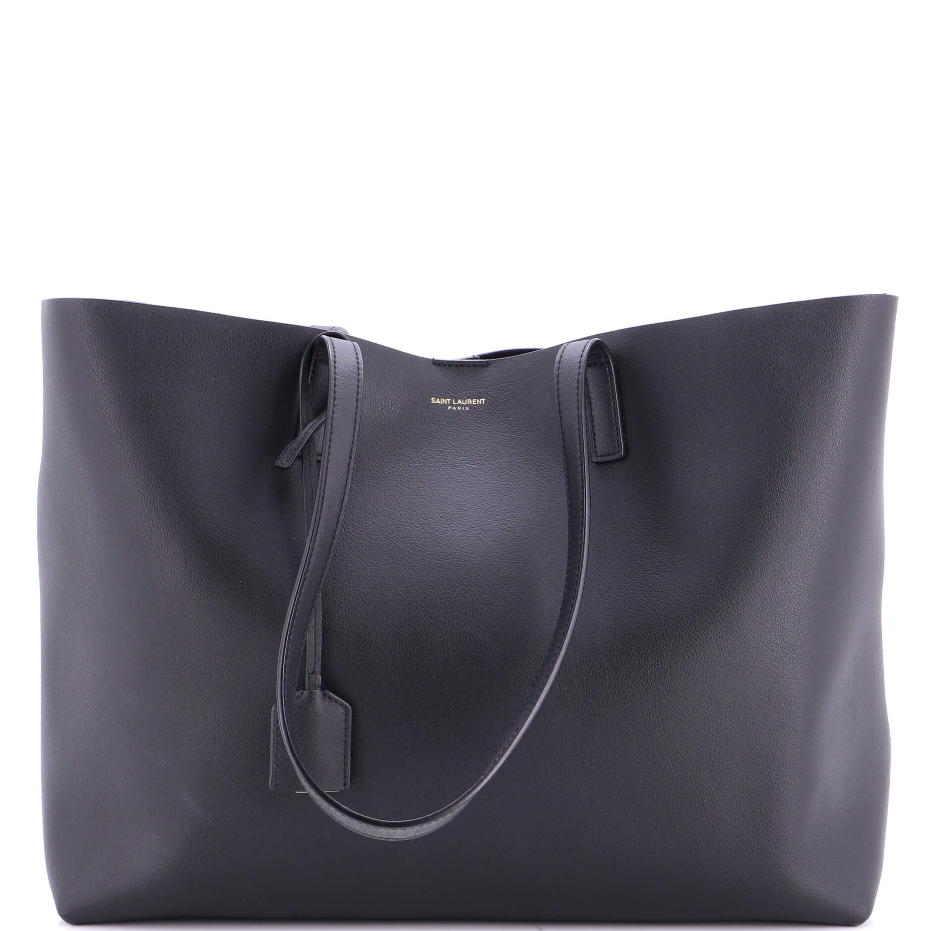 Saint Laurent Shopper Tote Leather Large