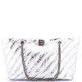 Crush Carry All Chain Tote Quilted Leather Medium