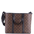 Louis Vuitton Weekend Tote Macassar Monogram Canvas PM
