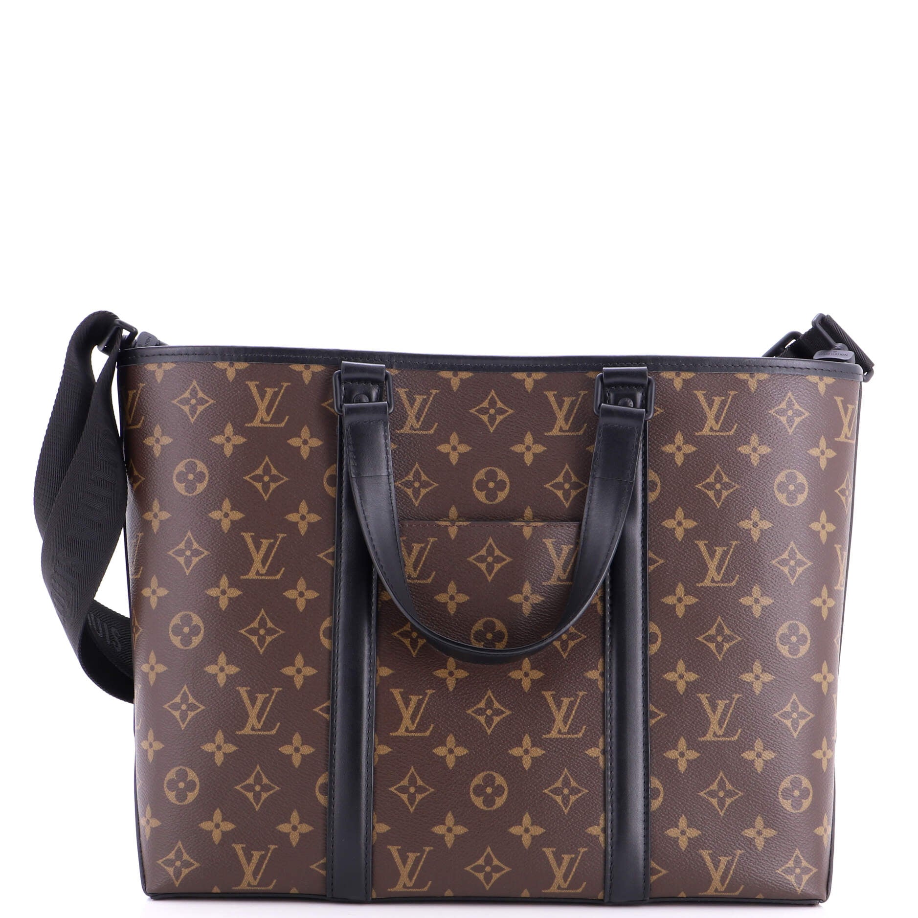 Louis Vuitton Weekend Tote Macassar Monogram Canvas PM