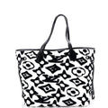 Neverfull NM Tote Limited Edition Urs Fischer Tufted Monogram Canvas MM
