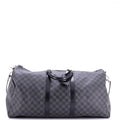Keepall Bandouliere Bag Damier Graphite 55