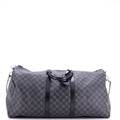 Louis Vuitton Keepall Bandouliere Bag Damier Graphite 55