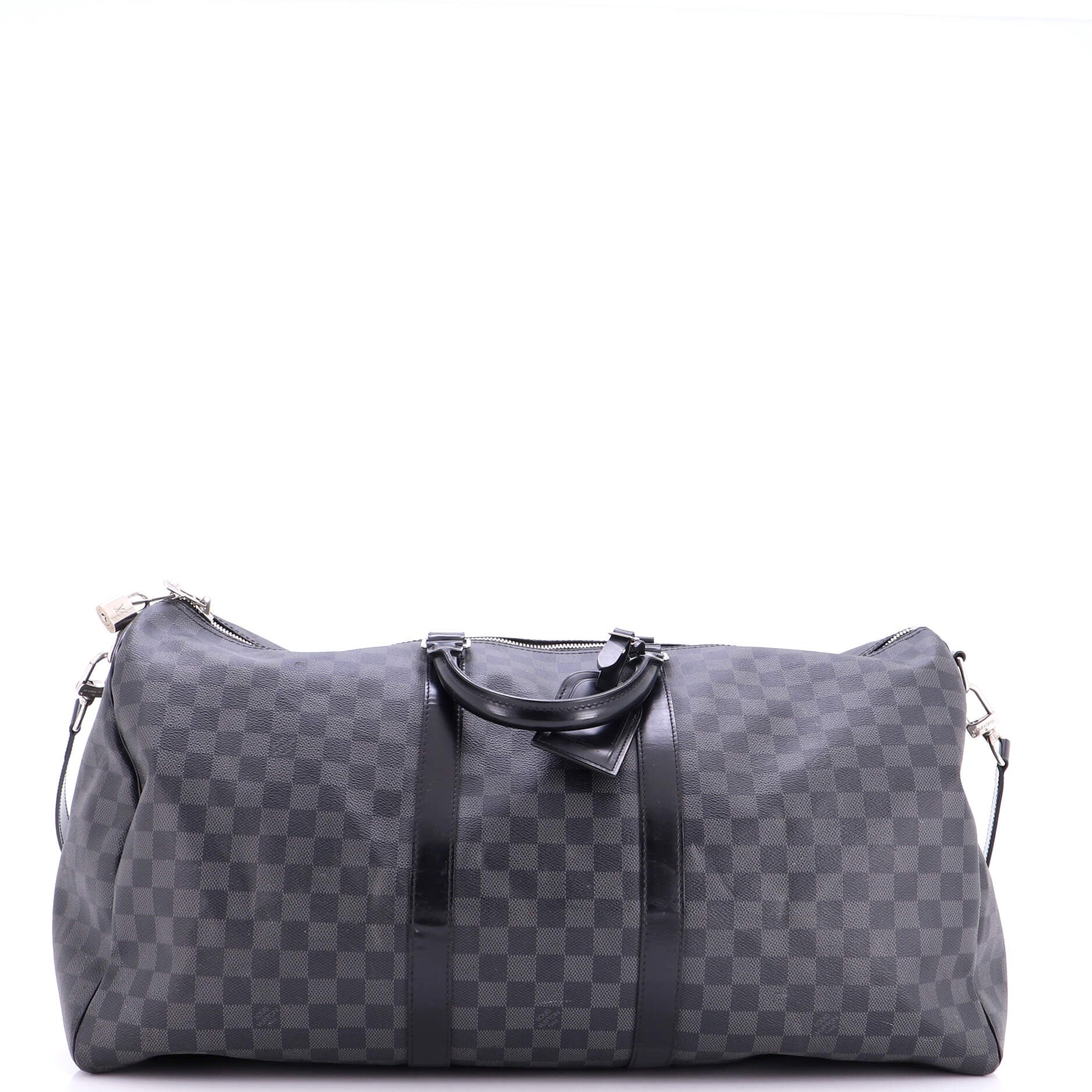 Louis Vuitton Keepall Bandouliere Bag Damier Graphite 55
