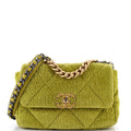 Chanel 19 Flap Bag Quilted Corduroy Medium