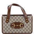 Gucci Horsebit 1955 Boston Bag GG Coated Canvas Small