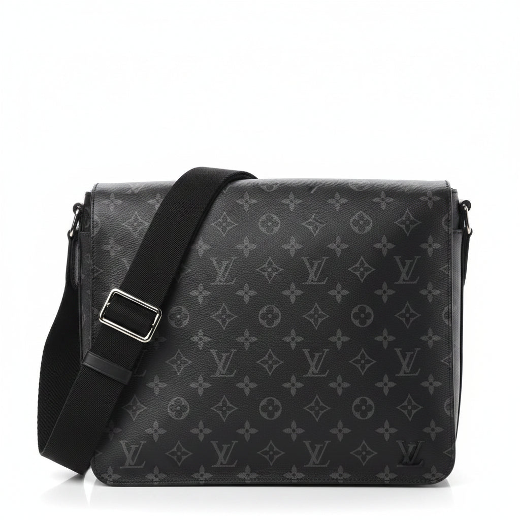 District Messenger Bag Monogram Eclipse Canvas MM
