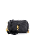 Saint Laurent LouLou Crossbody Bag Matelasse Chevron Leather Mini