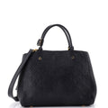 Louis Vuitton Montaigne Handbag Monogram Empreinte Leather MM
