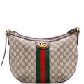 Gucci Ophidia Half Moon Hobo GG Coated Canvas Small