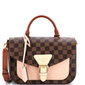 Louis Vuitton Beaumarchais Handbag Damier with Leather