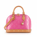 Alma Charm Chain Handbag Monogram Vernis BB