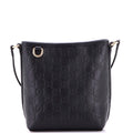 Gucci GG Emblem Bucket Bag GG Debossed Leather Nano