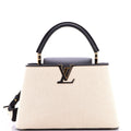 Louis Vuitton Capucines Bag Canvas with Taurillon Leather PM