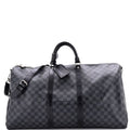 Keepall Bandouliere Bag Damier Graphite 55