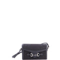 Gucci Horsebit 1955 Flap Crossbody Bag Jumbo GG Canvas Mini