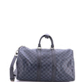 Louis Vuitton Keepall Bandouliere Bag Damier Cobalt 45