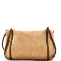 Express Handbag Suede with Monogram Canvas MM