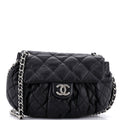 Chanel Chain Around Flap Bag Quilted Leather Medium