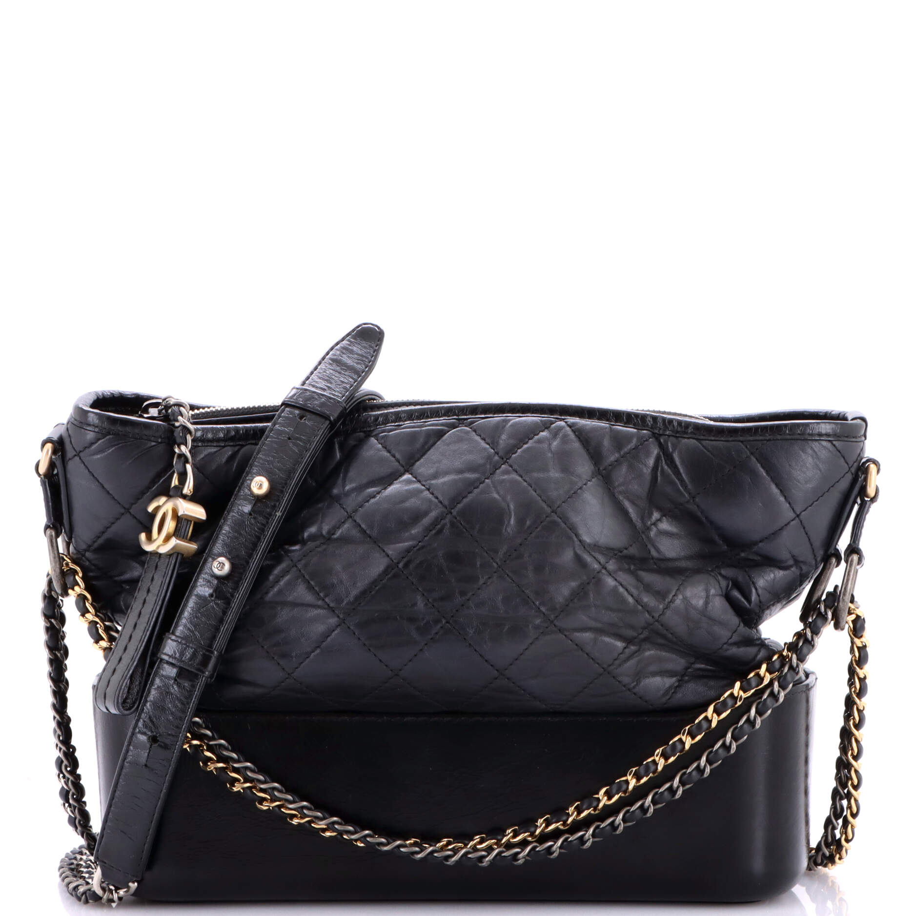 Chanel Gabrielle Hobo Quilted Aged Calfskin Medium