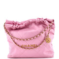 Chanel 22 Chain Hobo Quilted Calfskin Medium