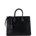 Saint Laurent Sac de Jour NM Bag Crocodile Embossed Leather Small