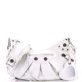 Le Cagole Giant Studs Shoulder Bag Leather Small