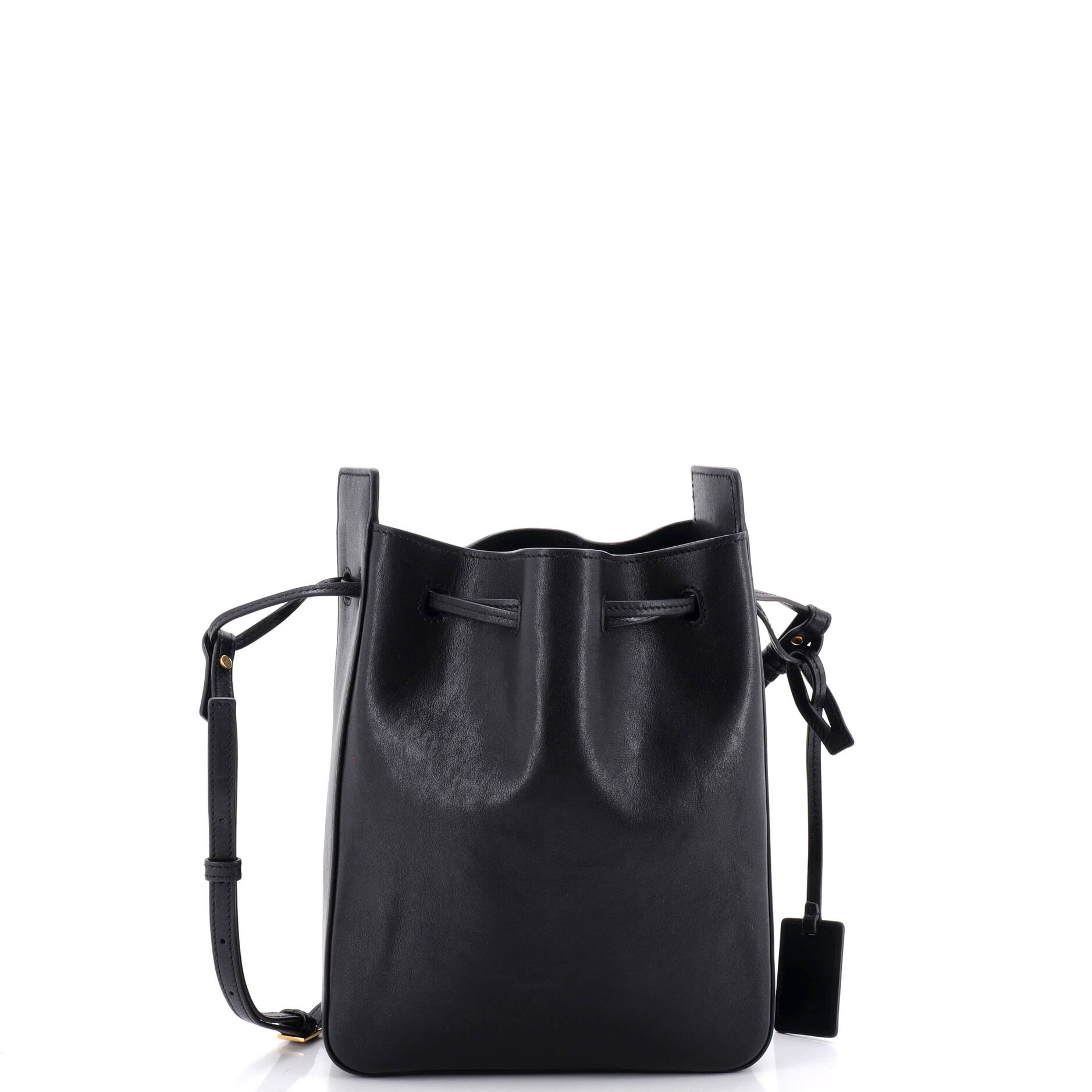 Saint Laurent Convertible Bucket Bag Leather Small