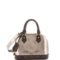 Alma Handbag Monogram Vernis with Monogram Canvas and Epi Leather BB