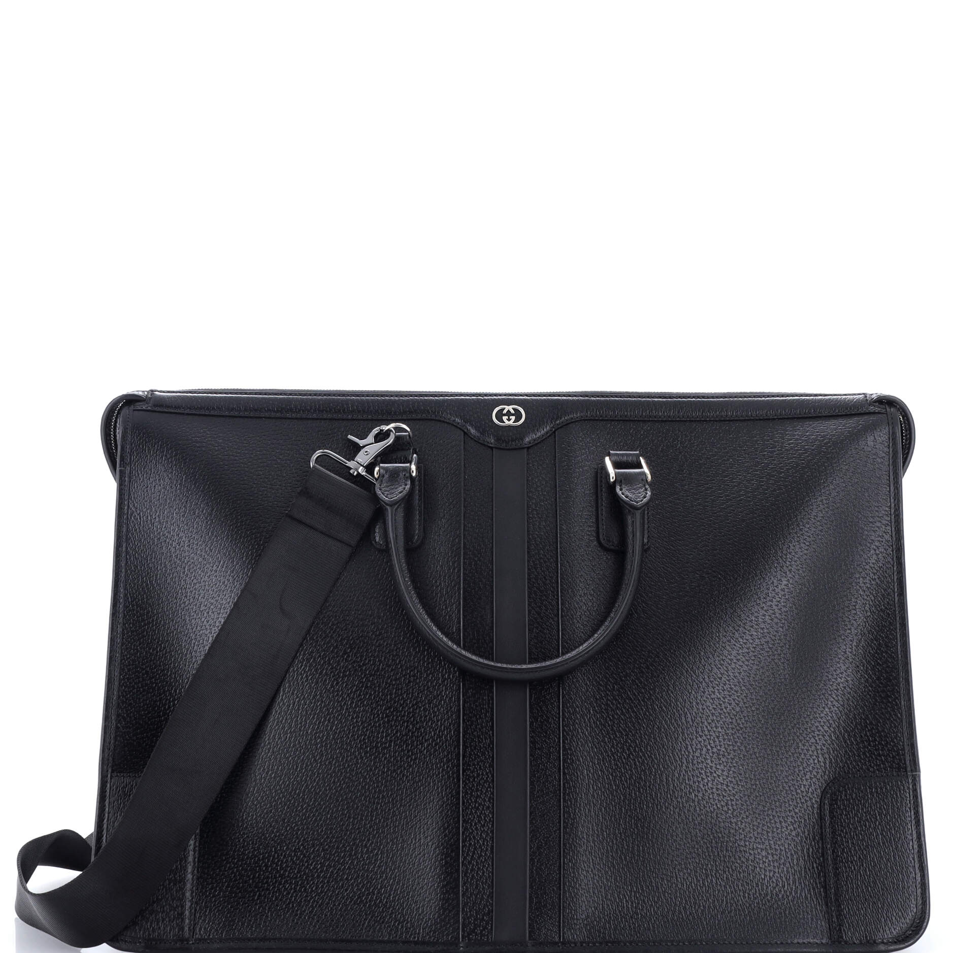 Gucci Interlocking G Convertible Briefcase Leather Large