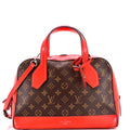 Dora Handbag Monogram Canvas and Calfskin PM