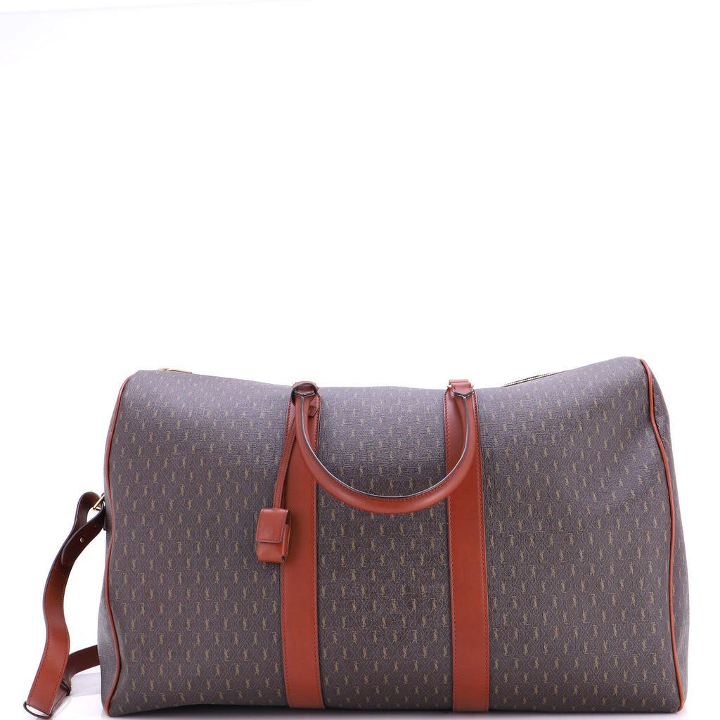 Saint Laurent Le Monogramme Duffle Bag Monogram All Over Coated Canvas and Leather 72H