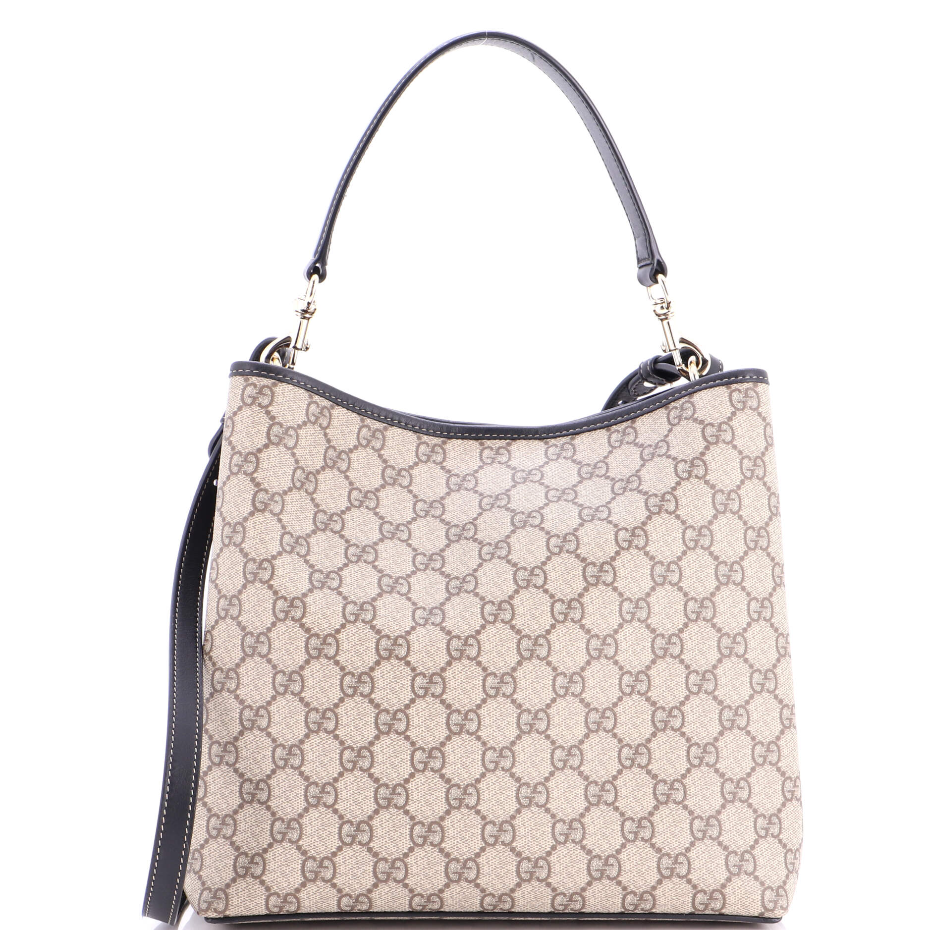 Gucci GG Emblem Bucket Bag GG Coated Canvas Medium