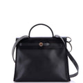 Hermes Herbag Zip Berline Vache Canvas and Leather 31