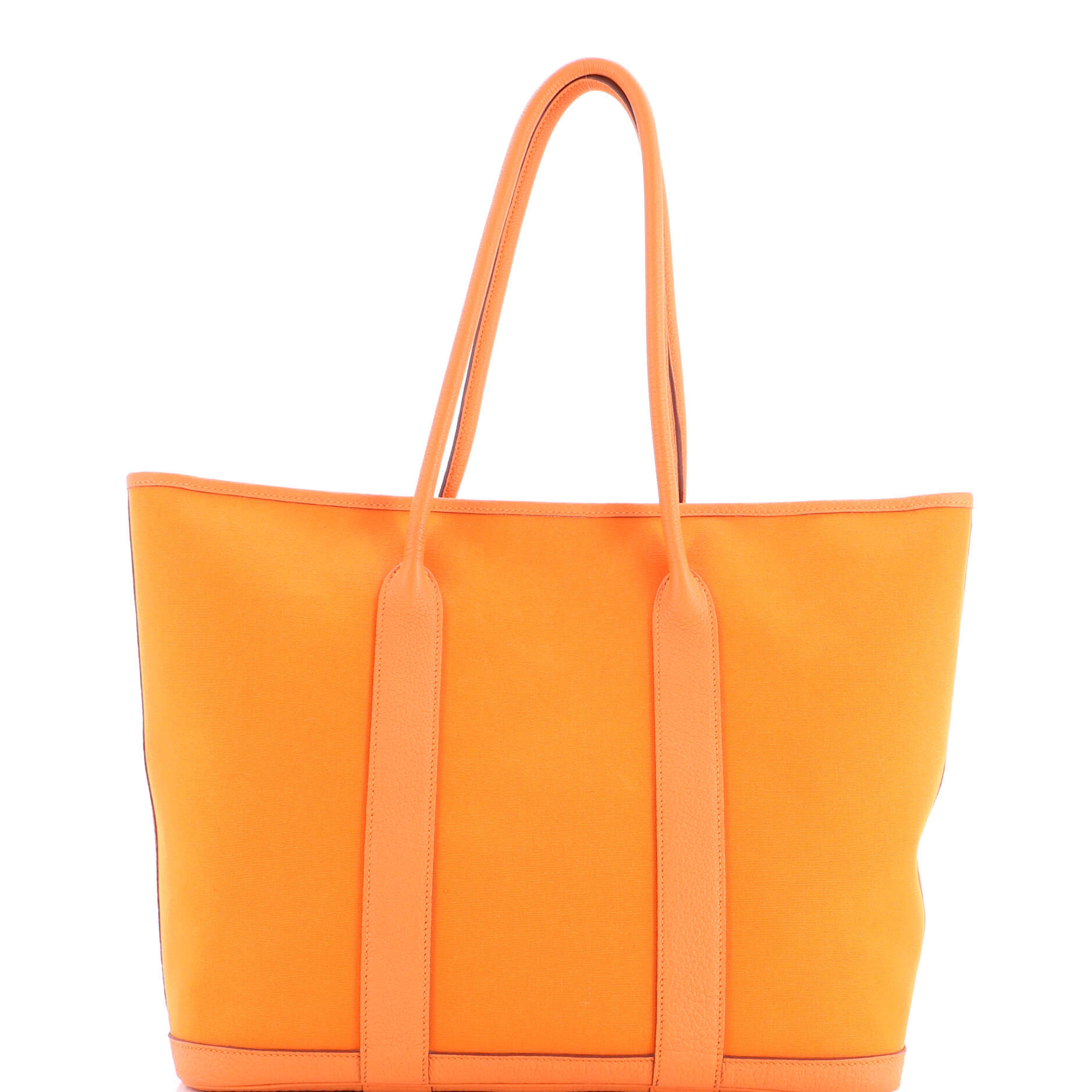 Hermes Garden Party Zip Tote Toile and Leather 36