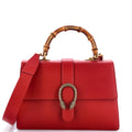 Gucci Dionysus Bamboo Top Handle Bag Leather Large