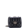 Gucci Deco Chain Flap Bag Mixed Matelasse Leather Mini