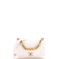 Chanel Bracelet On Chain Flap Bag Quilted Caviar Mini