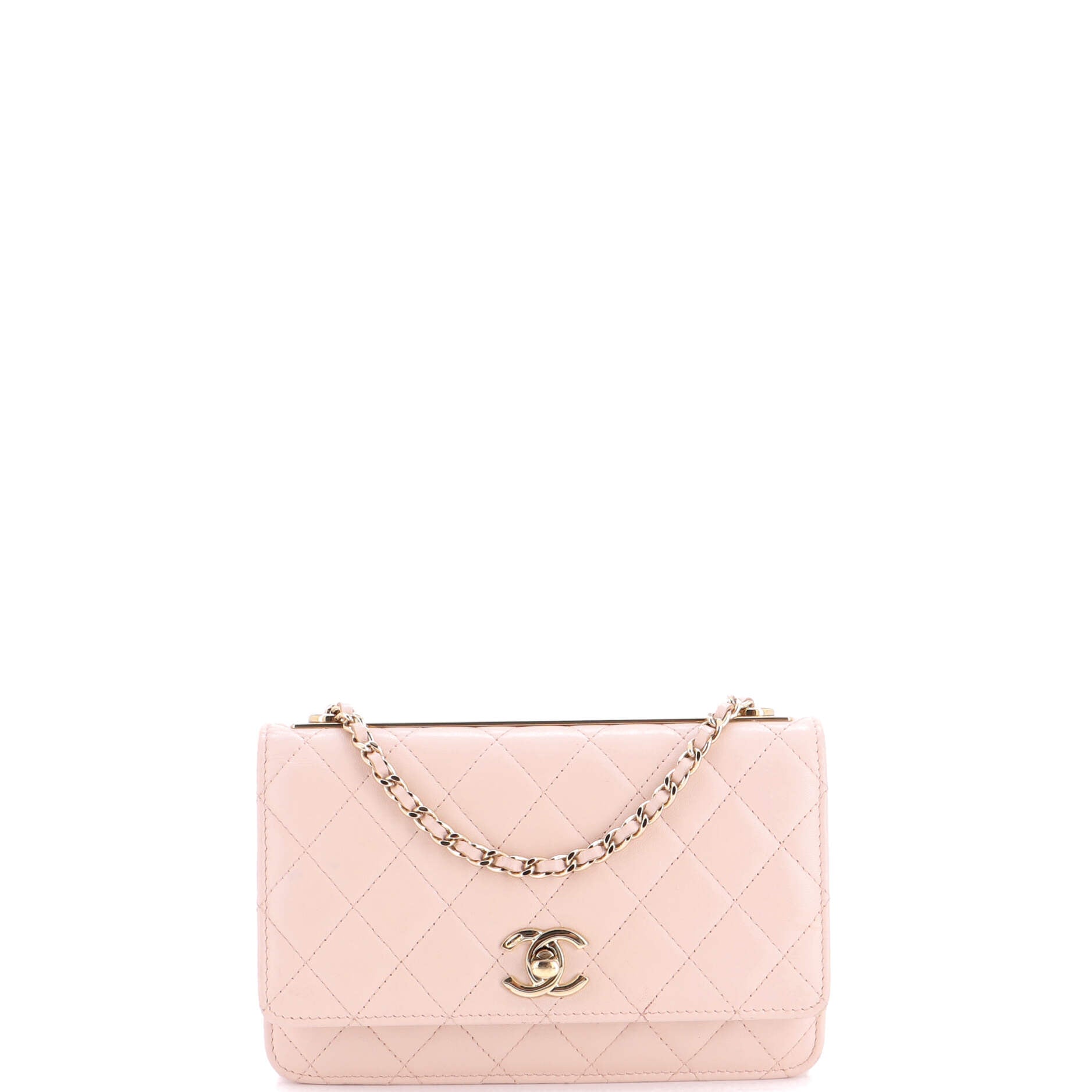 Chanel Trendy CC Wallet on Chain Quilted Lambskin