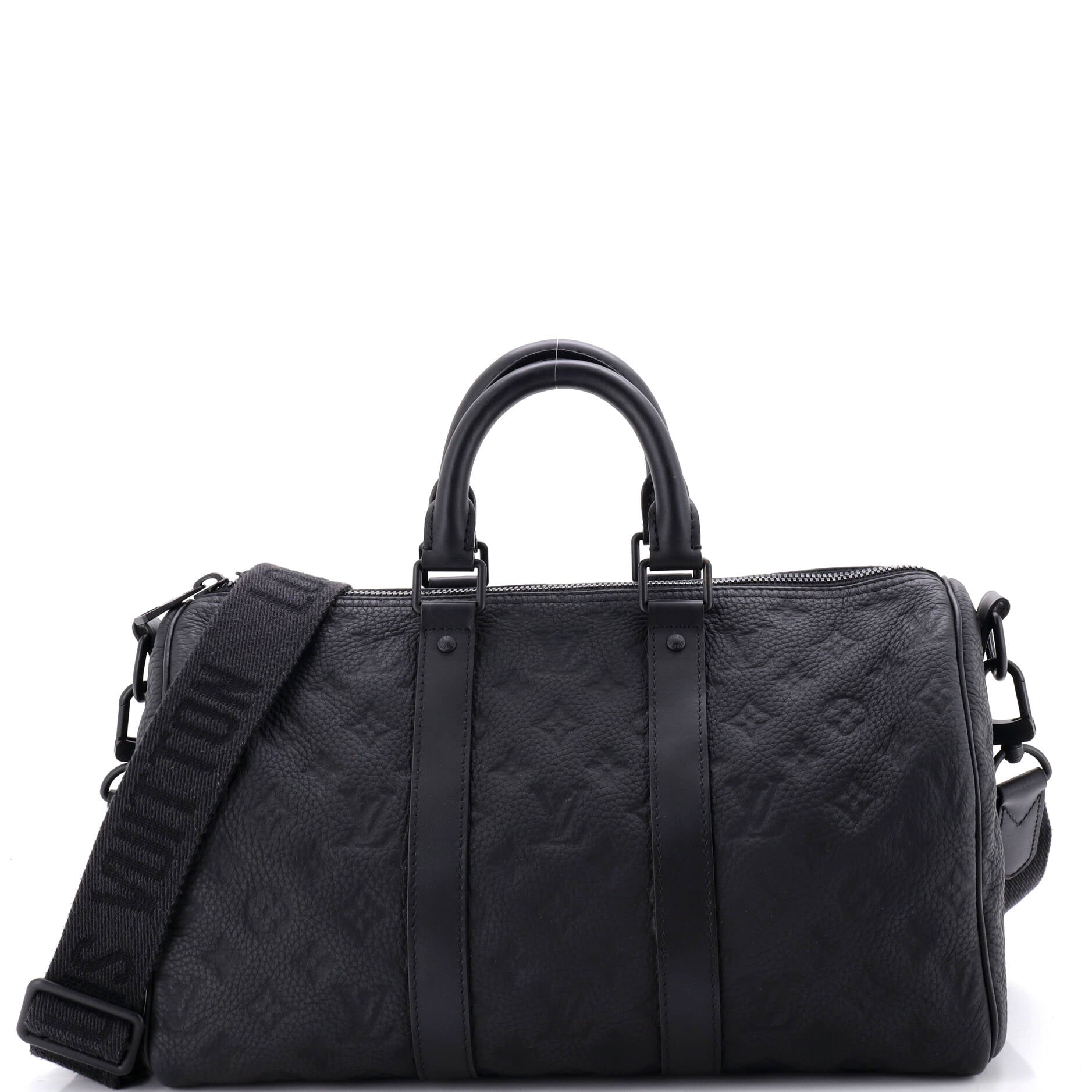 Louis Vuitton Keepall Bandouliere Bag Monogram Taurillon Leather 35