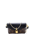 Padlock on Strap Handbag Monogram Canvas and Leather