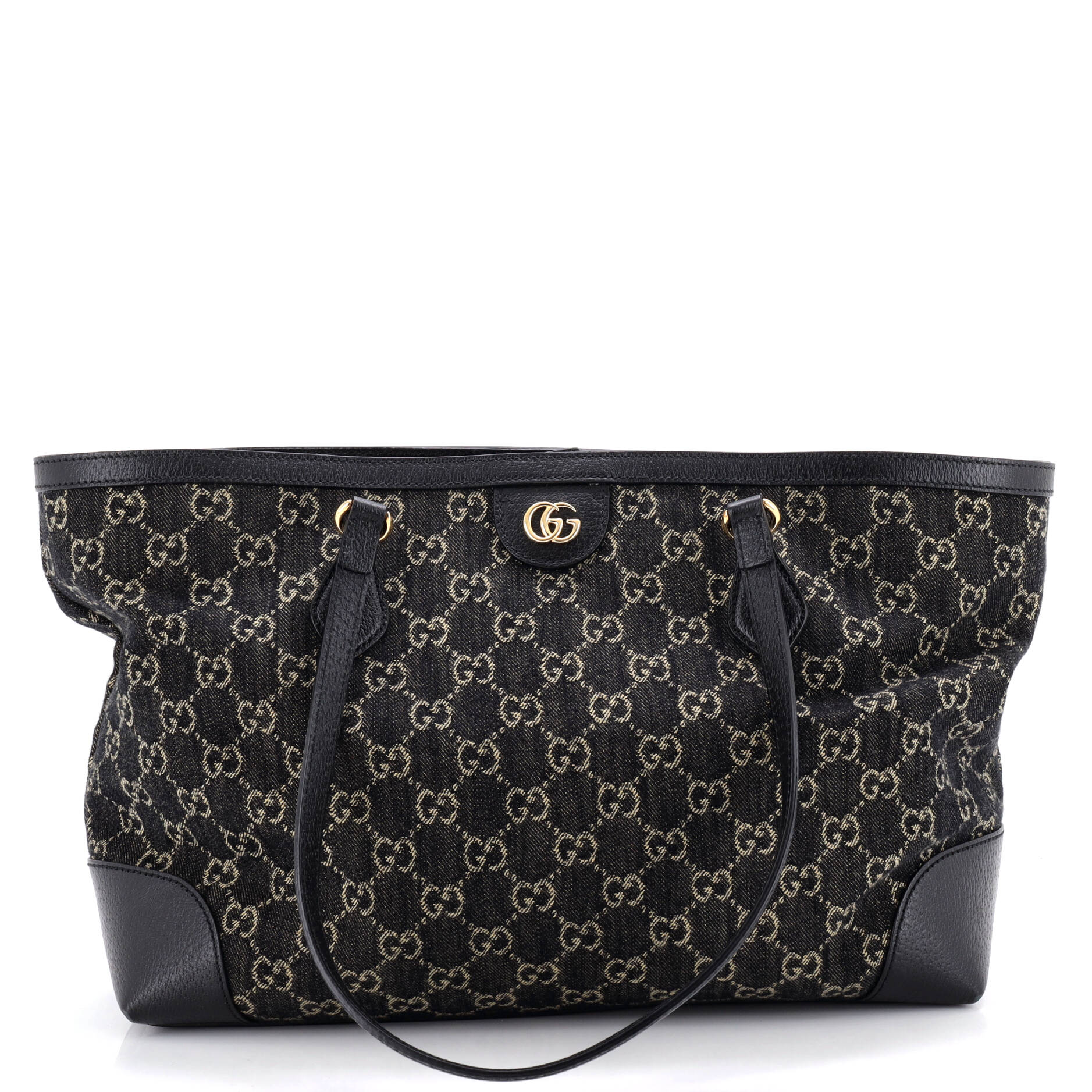 Gucci Ophidia Shopping Tote GG Denim Medium