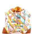 Hermes Silky City Bag Printed Silk and Leather PM