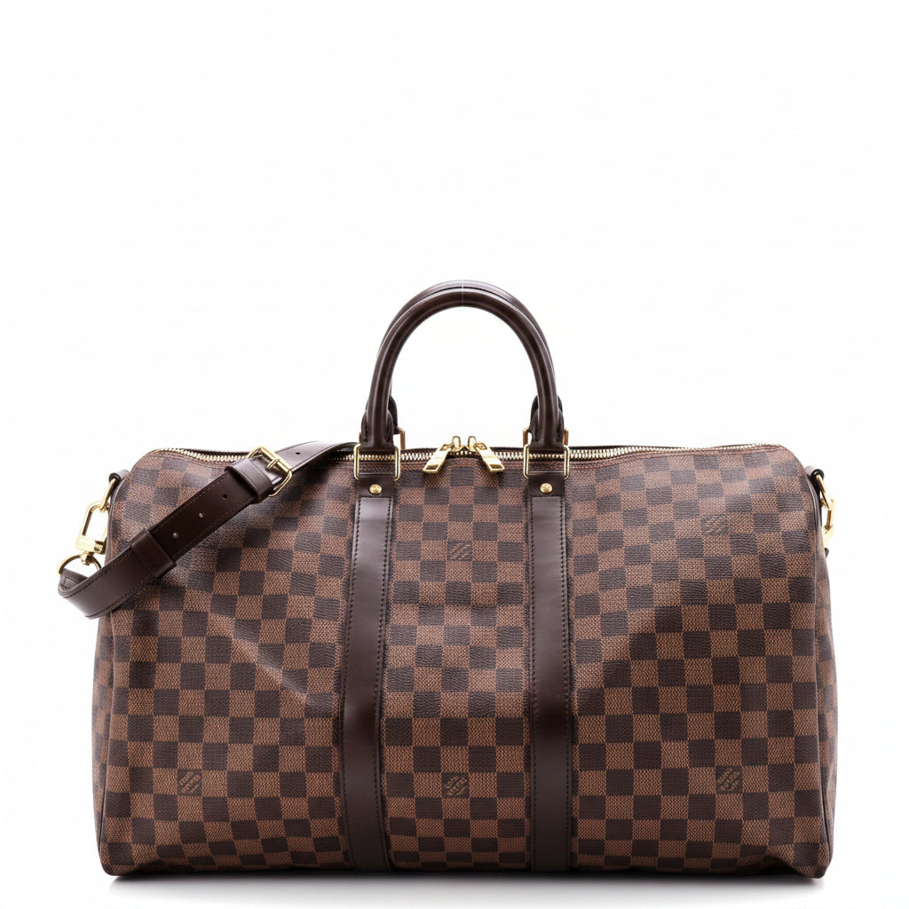 Louis Vuitton Keepall Bandouliere Bag Damier 45