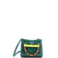 Gucci Diana NM Bamboo Handle Tote Python Mini