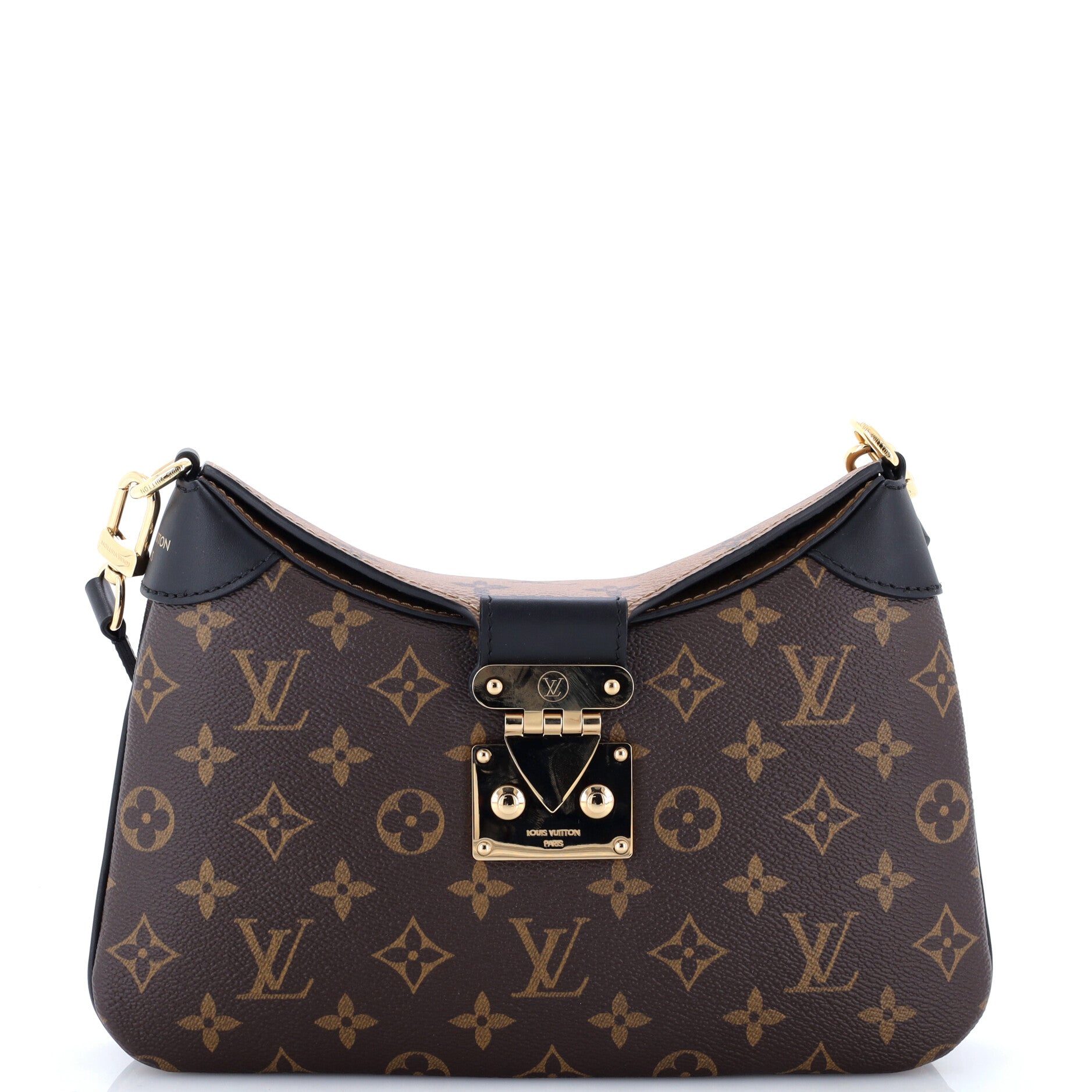 Louis Vuitton LV Twinny Handbag Monogram Canvas and Reverse Monogram Canvas with Leather