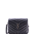 Saint Laurent Loulou Shoulder Bag Matelasse Chevron Leather Toy