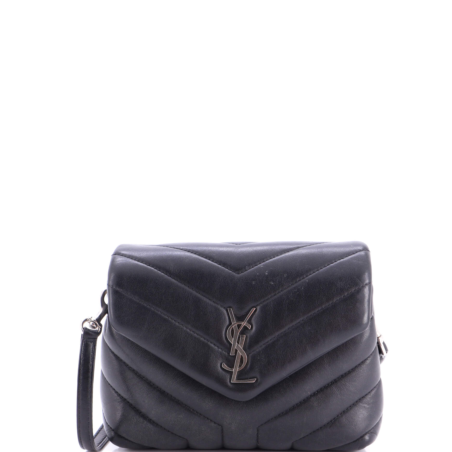 Saint Laurent Loulou Shoulder Bag Matelasse Chevron Leather Toy